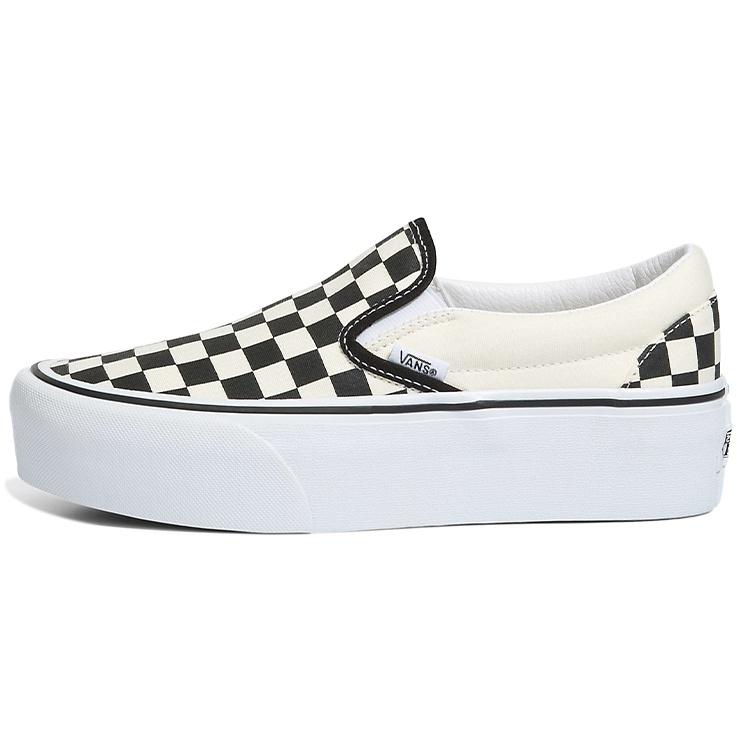 Vans Classic Slip-On Stackform Checkerboard - Black White Men s VN0A7Q5RTYQ EU 45
