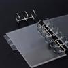 A5A7A7 6Pcs Transparent Acrylic Index Divider Page Loose leaf Index Page Replacement Core Ultra Transparent 6 Ear Divider