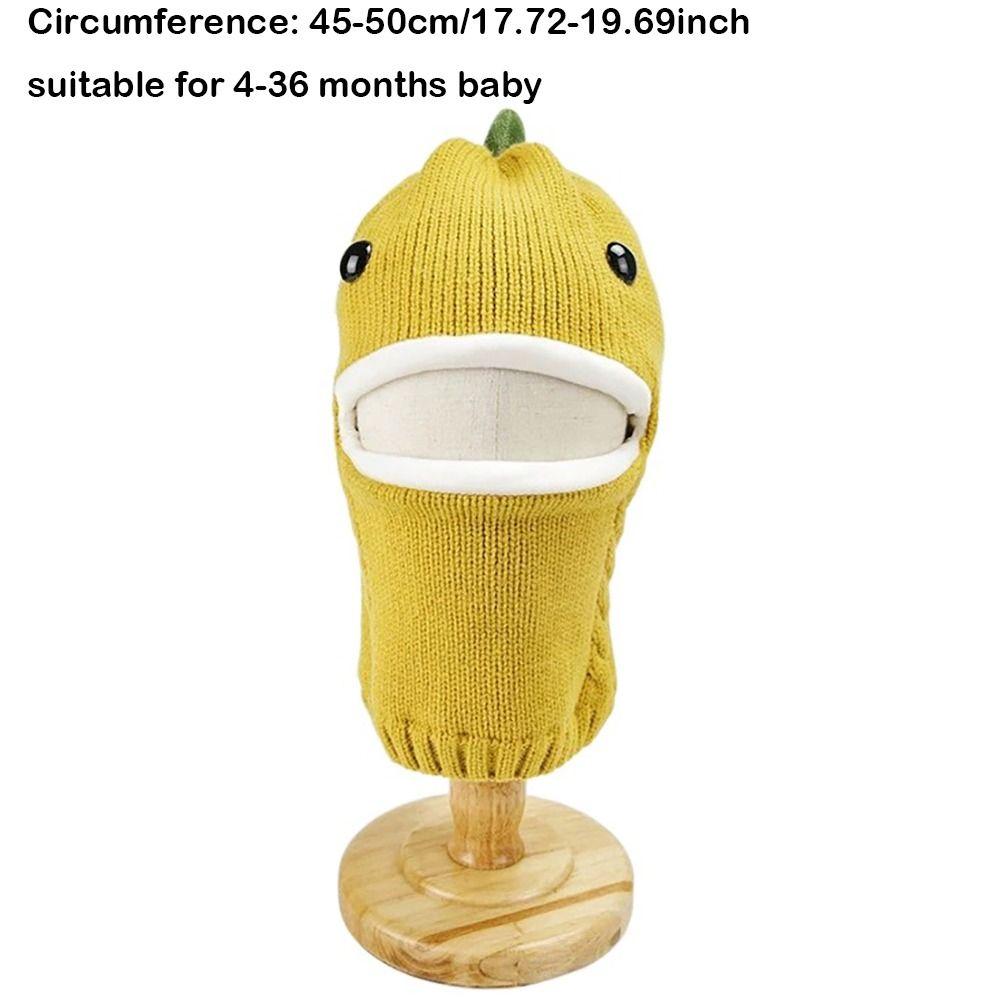 Wool Ear Protection Hat Soft Kids Earmuffs Cap Winter Warm Woolen Knitted Hats Baby
