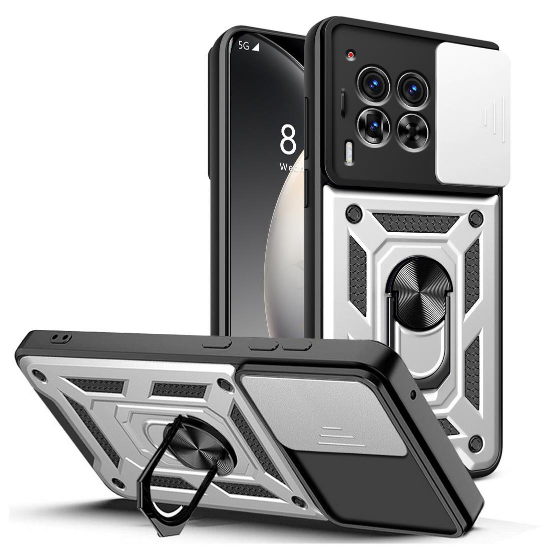 

Чехол для камеры Tecno Camon 30 30 Premier 20 Pro 19 18 18P Spark 20 Pro + 20 20C 10 Pro Armor Hybrid Ring Back Cover For Spark 10 4G серебряный