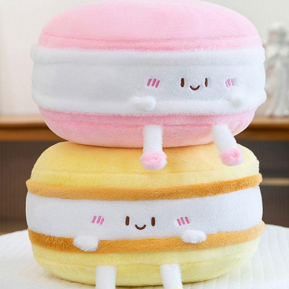 Biscuit Hamburger Buns Plush Toy Simulation Hamburger Buns Soft Doll  Kids Gifts