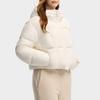 Fila Original Fashion Trendy Versatile Comfortable Casual Short Loose Warm Hooded Down Jacket Women Outerwear Cloud-Peak-White F11W549901FIV