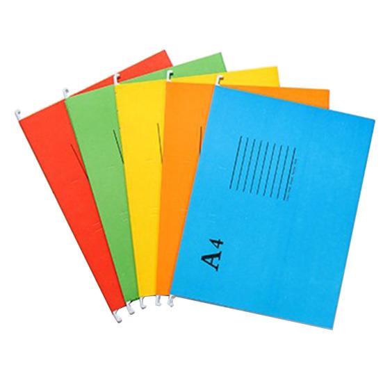 20Pcs Hanging File Folders Document with File Tabs Easy Identification Organizer Clip Board Assorted