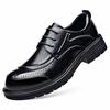 High Quality Casual Suit Wedding Shoes for Men New Designer Cowhide Business Commuter Platform Shoes Luxury Mens Dress Shoes