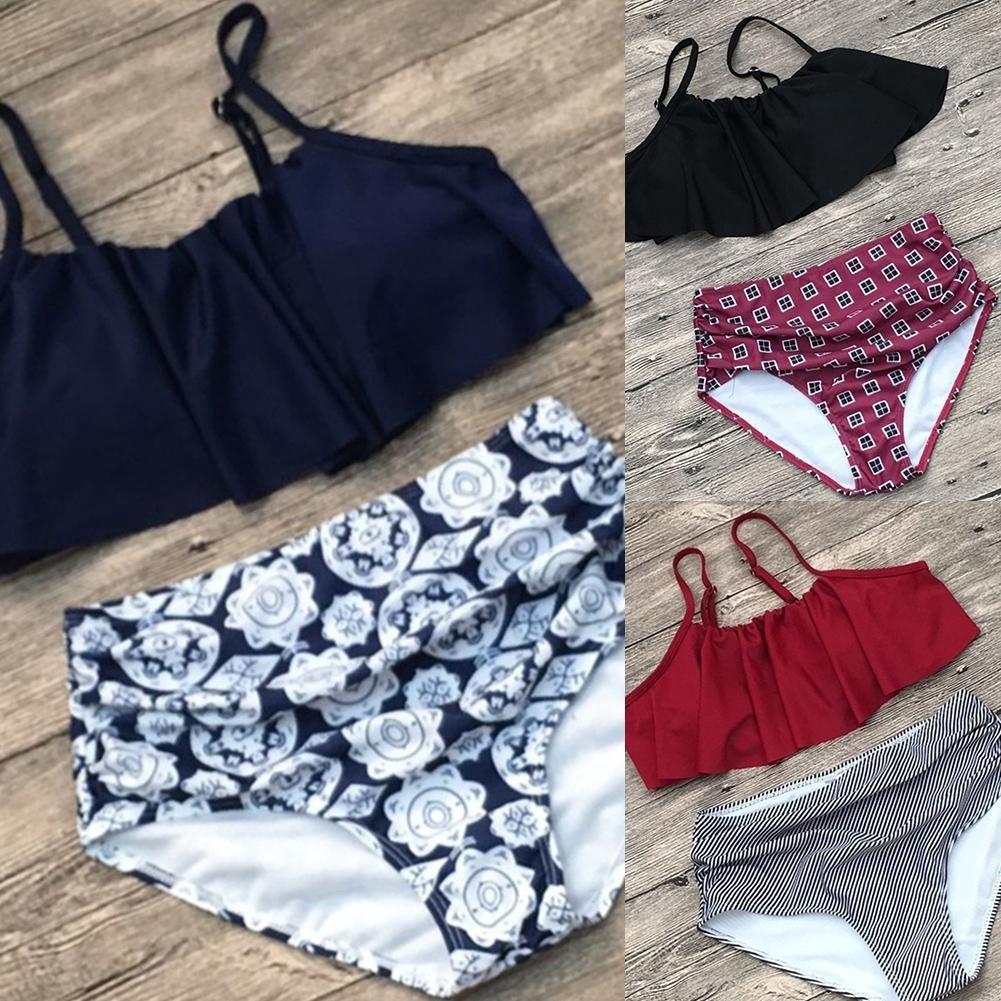 Wysokiej jakości damski komplet bikini bandażowego z biustonoszem push-up z wkładkami dla bezwysiłkowego stylu