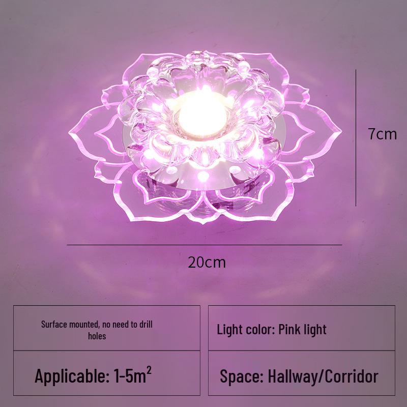 Recessed Crystal Hallway & Corridor Spotlight Downlight