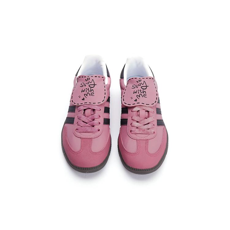 Adidas Originals Samba OG Low top Skateboard Shoes Unisex Fuchsia B75806(Team15-)