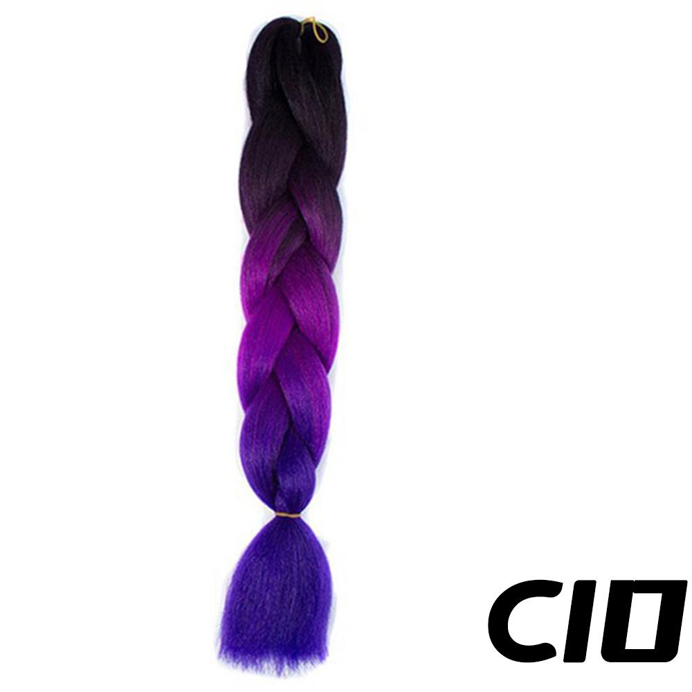MISS WIG Synthetic Long Braid Ponytail Extension Straight Sleek Wrap Around Colorful Braid Hair Extensions Ponytail Natural Soft For Women Wear