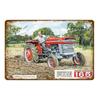 Vintage Farm Tractor Metal Signage Tin Signage Metal Vintage Farmhouse Courtyard Wall Art Decoration Mural Aesthetics Gift