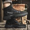 Vintage Mens High Top Work Boots Fashion Designer Casual Sneakers Comfortable Non-slip Wear Resistant Platform Shoes Zapatillas