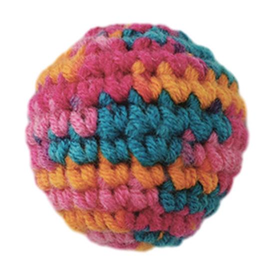 Interactive Cat Toys, Wool Crocheted Ball, Bite-Resistant Teaser Ball for Scratching Chasing, Plush Safe Toy for Cats