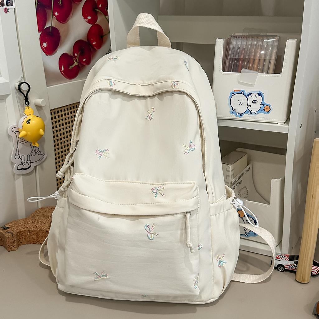 Printed Backpack High School Students Lightweight Large Capacity Backpack