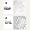 2Pcs Suction Cup Sink Strainer Basket Creative Food Residue Separator  Kitchen Accessories