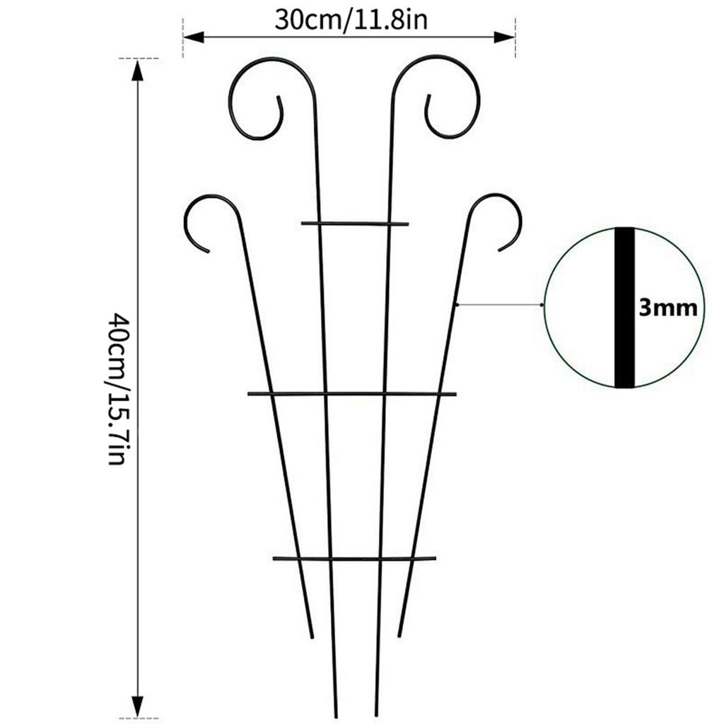 Metal Potted Plants Trellis Vine Climbing Stand Plant Support for Supporting Climbing Plants