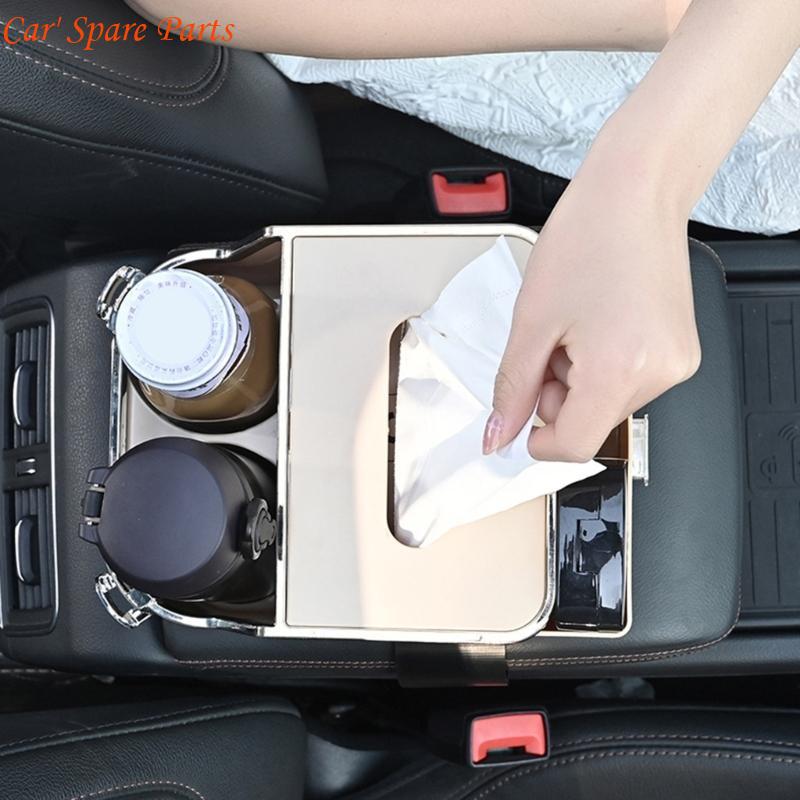 Y4UA Car Holder Storage Case Coffee Cup Drink Bottle Stand Tissue Holder Cup Holder