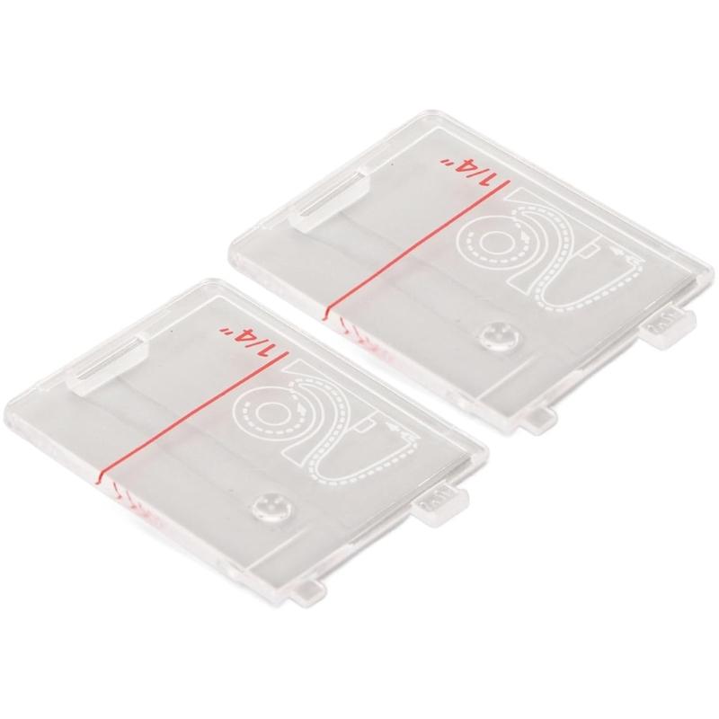 2Pcs Clear Plastic Bobbin Cover Plate Replacement Slide Cover Plate for 6800C 6700C 6600C C7640 C7250 C7220 CE677 1