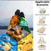 1pc Characters Flannel Throw Blanket HD Printed Lightweight Soft Warm All Season Blanket for Sofa, Bed, Travel, Camping Machine Washable