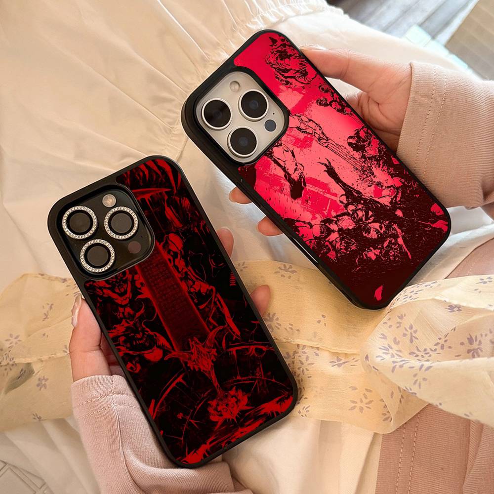 1PC Heartstopper Phone Case For Iphone 17 Air 16 15 14 13 12 11 Pro Max PC TPU Black Hard