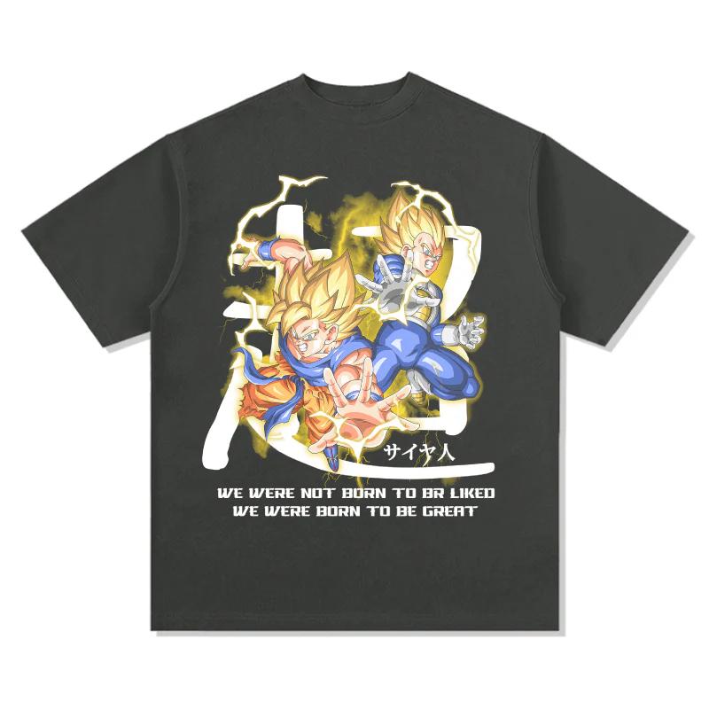 Dragon Ball Japanese Anime Cotton Y2K Tshirt Summer Men and Women Anime Enthusiasts Casual Comfortable Fashion Streetwear Shirt