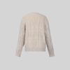 V-Neck Cable Knit Cardigan - Fresh, Lazy Style for Spring & Autumn