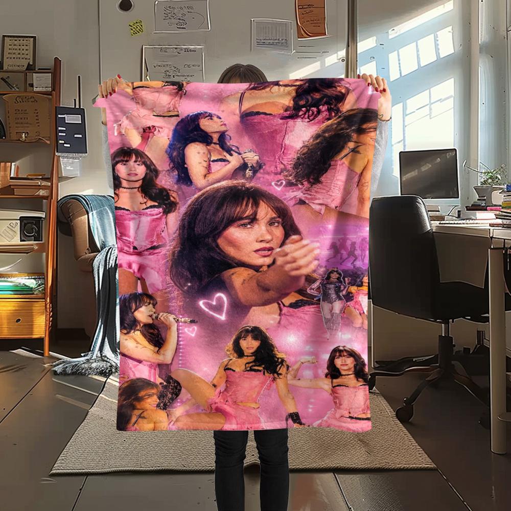 1PC Aitana Patterned Flannel Blanket Suitable For All Seasons for Home Decor Warmth and Comfort Gifts Holiday Present