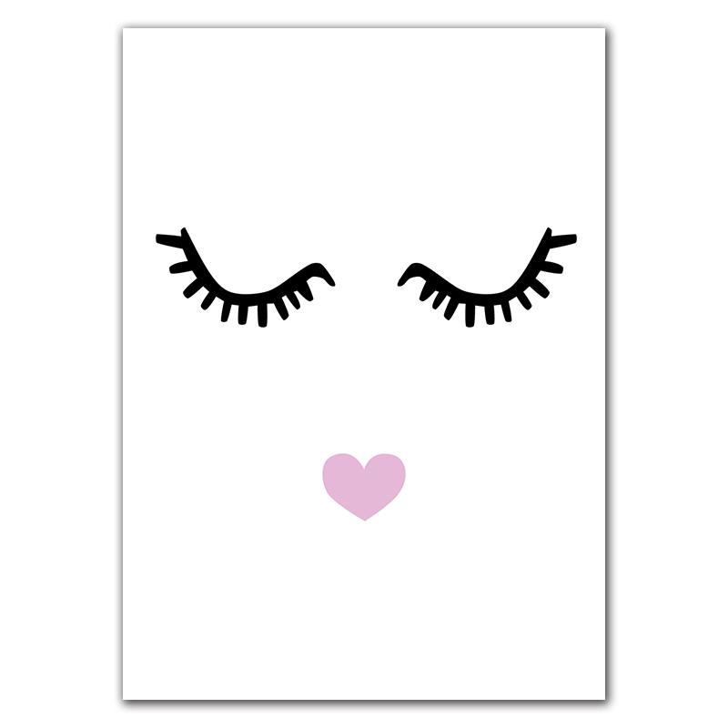 Mr Mrs Love Wedding Wall Picture For Bedroom MakeUp Beauty Eyelash Decorative Painting Print Poster Quote Canvas Painting HD2109