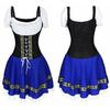 Oktoberfest Dirndl: Sexy Halloween Maid Costume Mini Dress for Bar Waitress