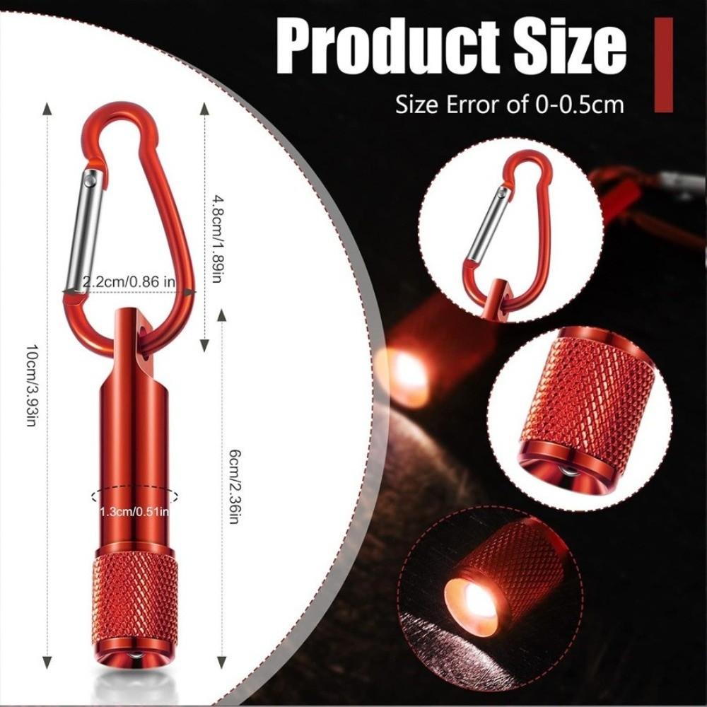 Aluminum Body LED Flashlight Keychain Super Bright Small LED Flashlight  Camping Use