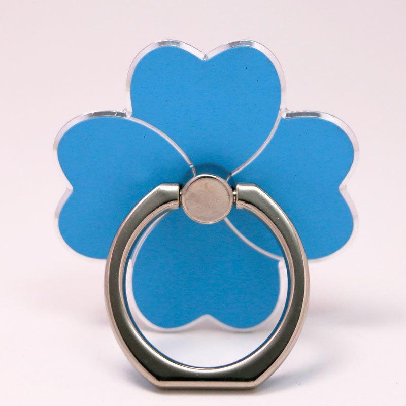 Four-Leaf Clover Metal Phone Stand Ring Holder – Creative Desktop Mobile Stand