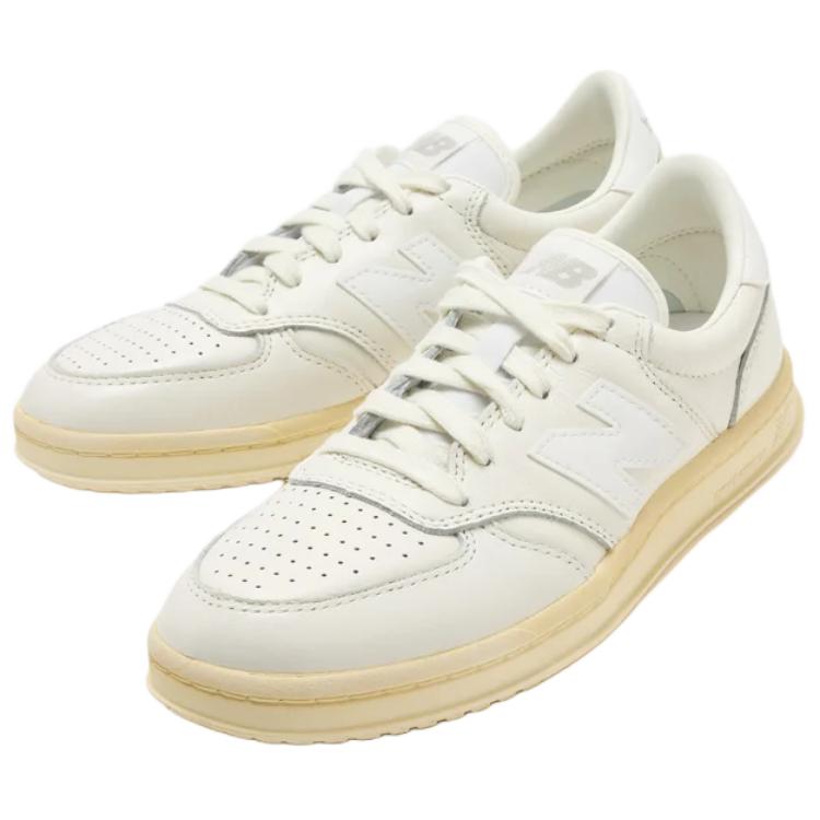 New Balance T500 Sea Salt Angora Unisex Sneakers Cream White CT500WL