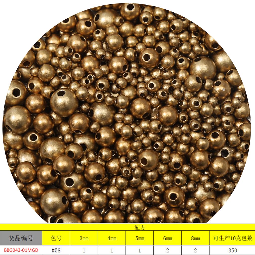 150 peças 3-8mm furo reto abs pérolas redondas imitação de contas para fazer joias