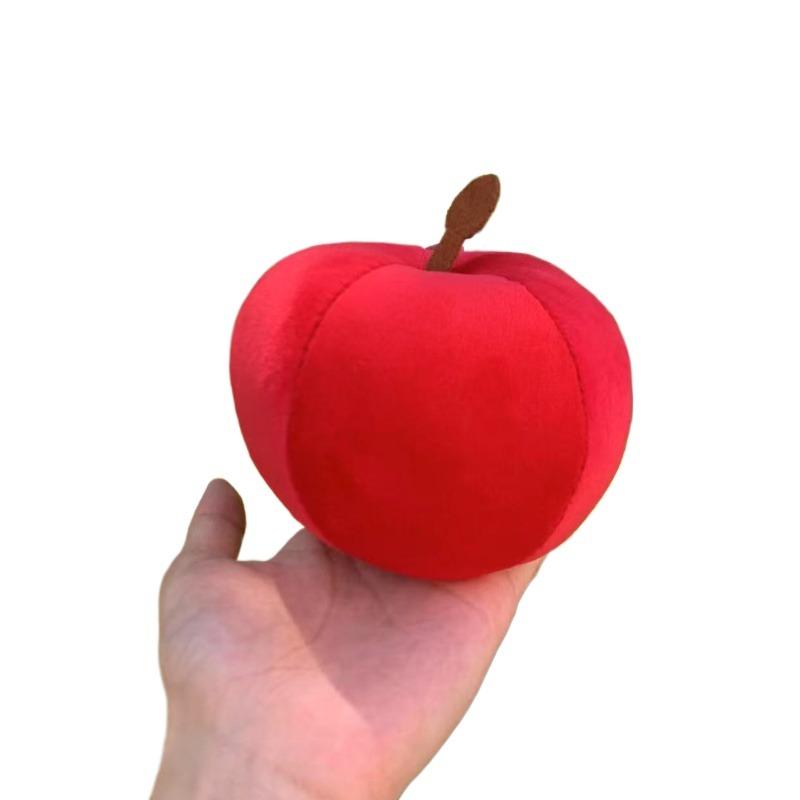 1~6pcs Green Red Apple Plushies Fidget Fruit Plush Toy Soft Stuffed Plushie Doll Education Toy Room Decoration Ornaments