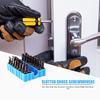 2pcs Multi-functional Hex Shank Screwdriver Bit Holder Organizer Durable Classic Texture Batch Head Storage Drill Bit Organizer