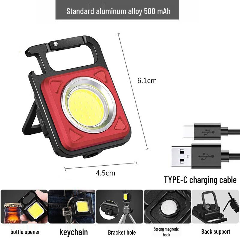 Multifunctional Keychain Mini Flashlight