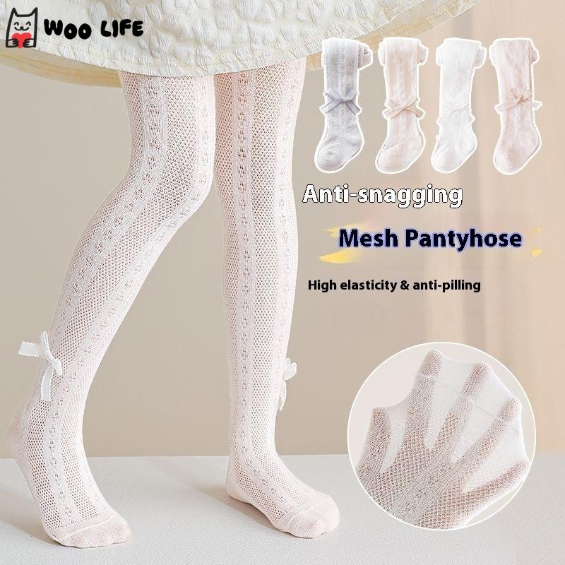 Baby Tights Seamless Mesh Pantyhose Summer Hollow-out Thin Leggings Breathable Baby's Leggings