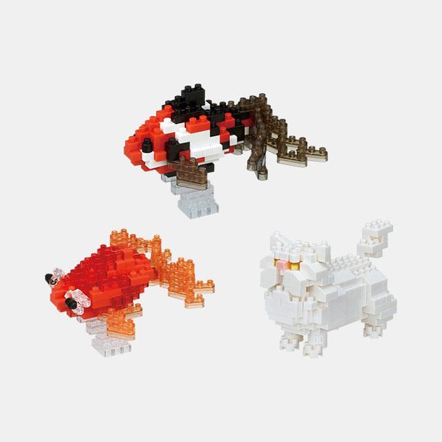 [Bandai] Bandai Nanoblock Home & Aqua Pet Miniature Building Block Set