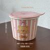Cartoon Bear Cute Instant Noodle Bucket Household Storage Tank Large Capacity Ceramic Bowl Soup Bowl High Value Student Instant Noodle Bowl