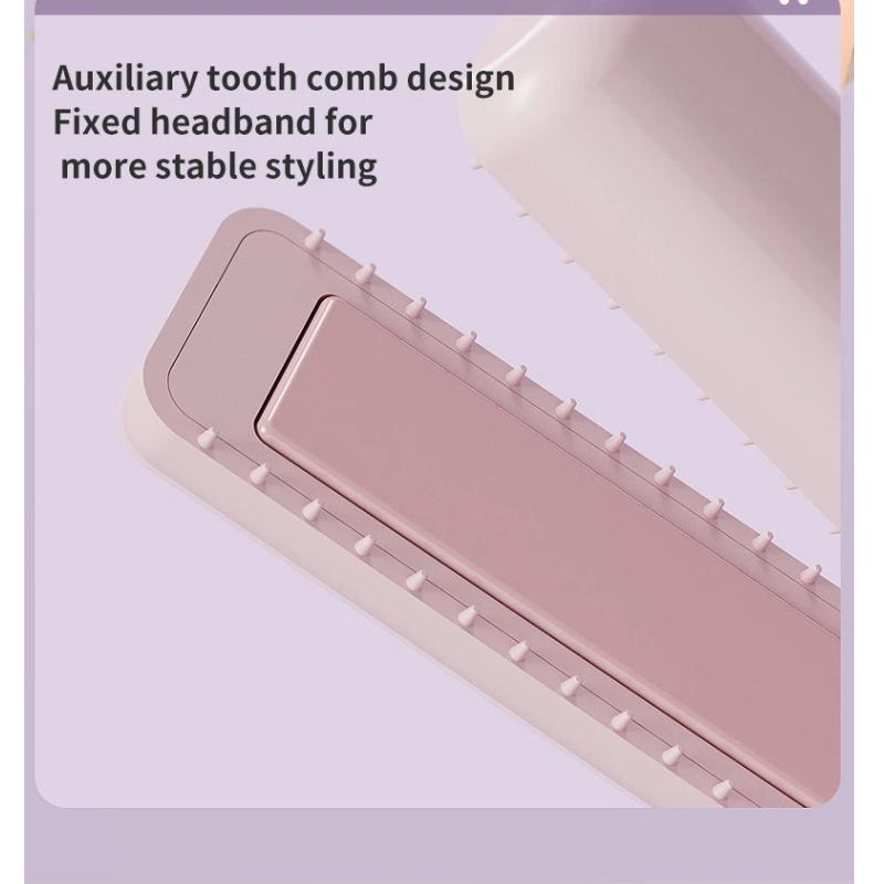 New Wireless Rechargeable Hair Straightener Comb, Portable Anti-Damage Hair Care Styling Brush for Home Travel Use