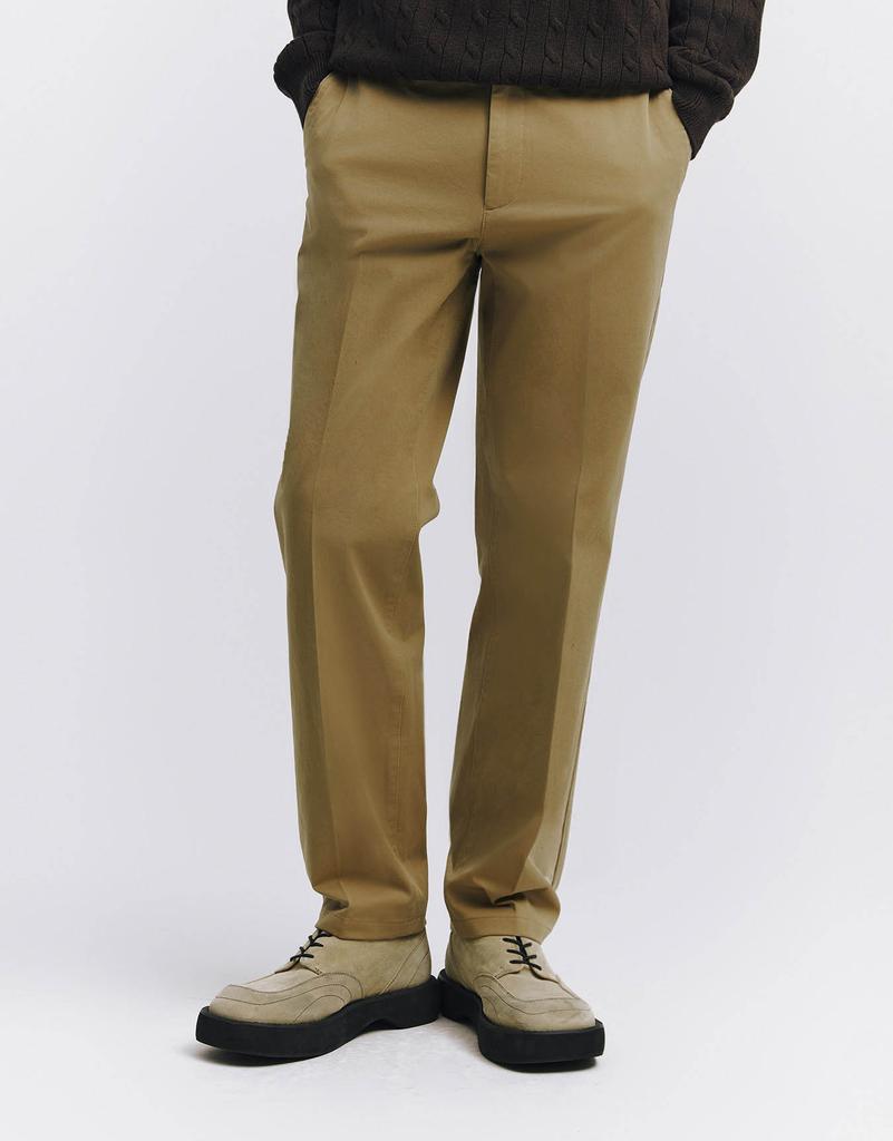 GIORDANO Ultra Stretch Tapered Hidden Elastic Waist Chino Pants 114923 [4Color] (B Type)