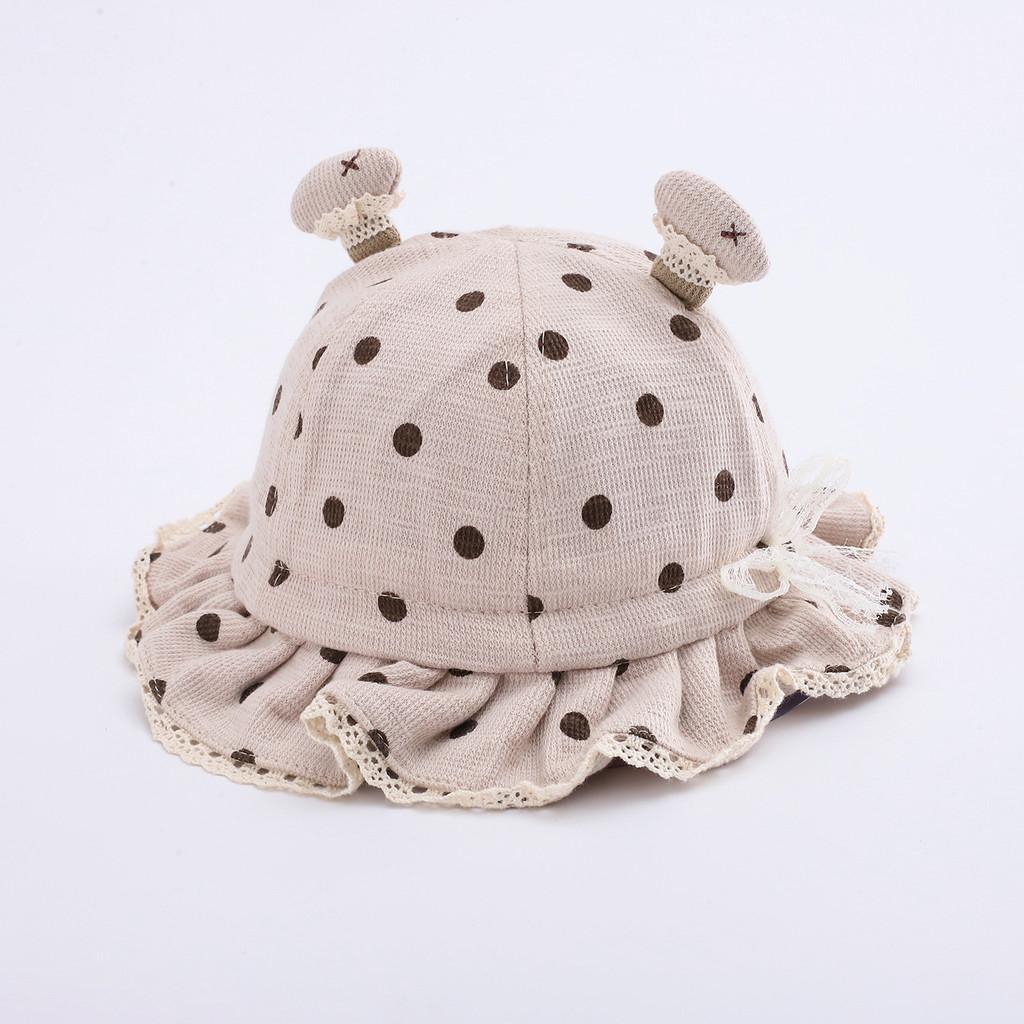 Childrens Cotton Bucket Hat With Breathable Sunshade For Toddler Outdoor Sun Protection Style A