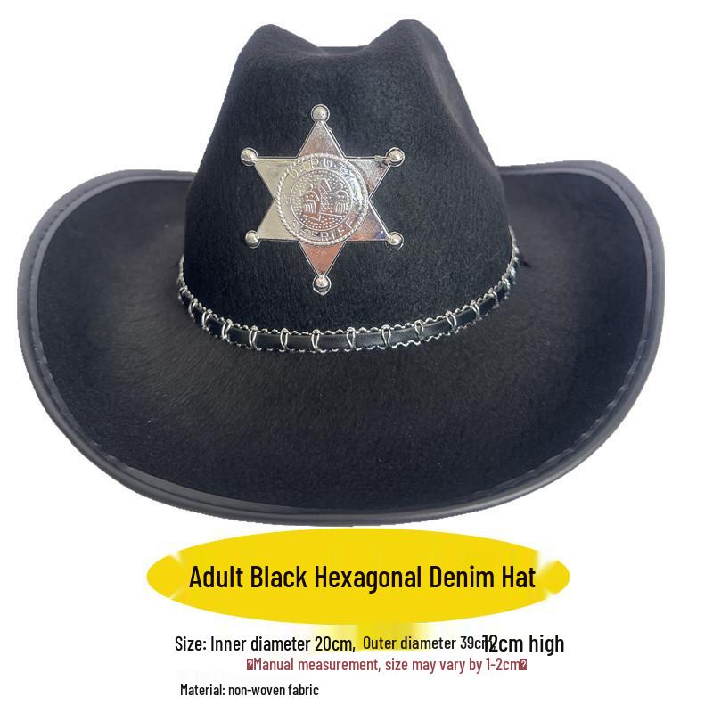 Western Cowboy Halloween Costume Set for Adults & Children - Perfect for Parent-Child Performances
