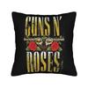 Rock Music Band G-Guns N Roses Pillowcase Printing Polyester Cushion Cover Decorations Throw Pillow Case Cover Home Square 18''