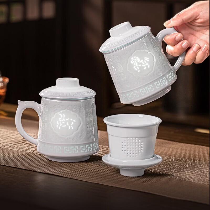 Aowei Twelve Zodiac Jingdezhen Stoneware Office Tea Cup
