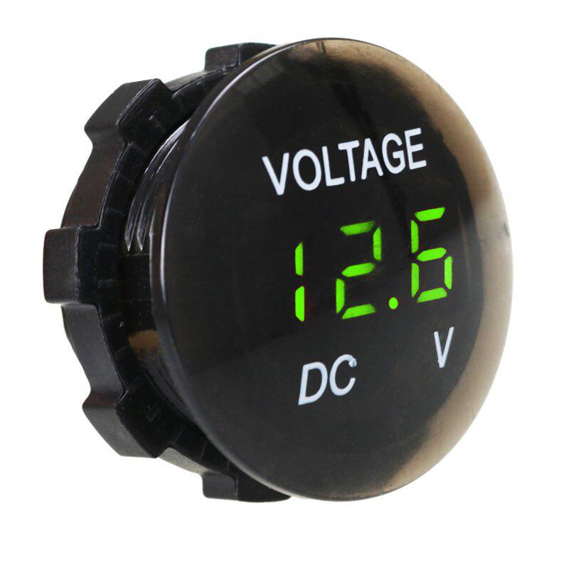 DC 12V-24V Digital Panel Voltmeter Voltage Meter Tester Led Display For Car Auto Motorcycle Boat ATV Truck Refit Accessories