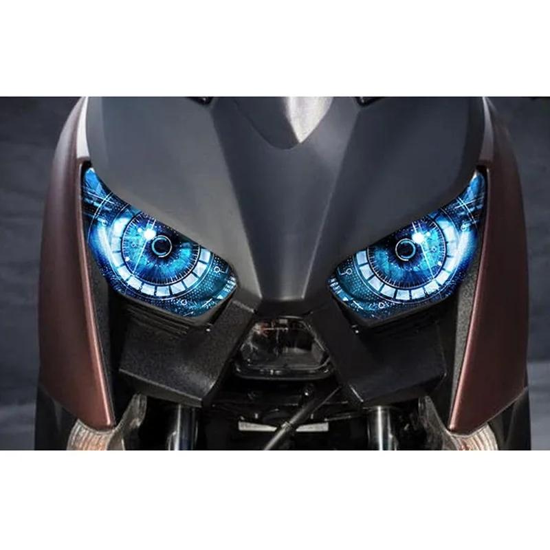 3D Eyes Headlight Decor Sticker For Yamaha Xmax 300 Xmax 250 2017 2018 2019 2020 Years Motorcycle Accessories Headlight Sticker