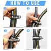 20Pcs Pipe Clamp Rubber Lined P Clips 3/4" 5/8" 304 Stainless Steel R Cable Mounting Hose Clamp Wire Fixed Pipe Bracket Clamp