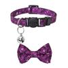 Bowknot Halloween Cat Collar Adjustable Cat Bow Tie  Ghost Festival