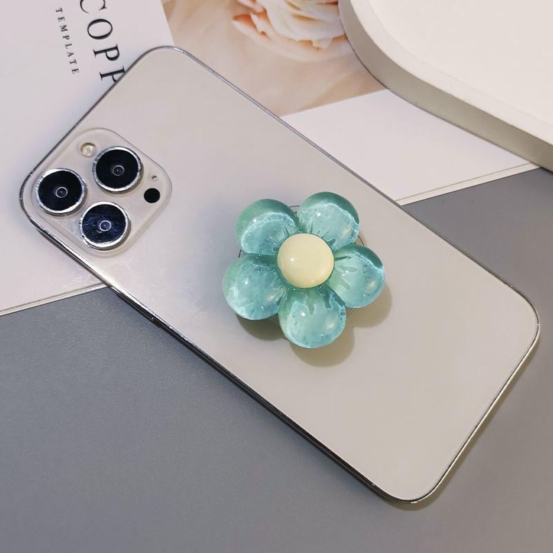 

Flower and Bow Phone Holder, Air-Cushioned Stand, Foldable, Hands-Free, Adhesive, Extendable Ring Holder
