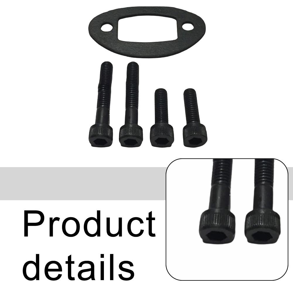 Black Muffler Gasket And Bolts For 555 560XP 562XP Chainsaw Engine Exhaust Sealing Kit Replacement Part 505170501