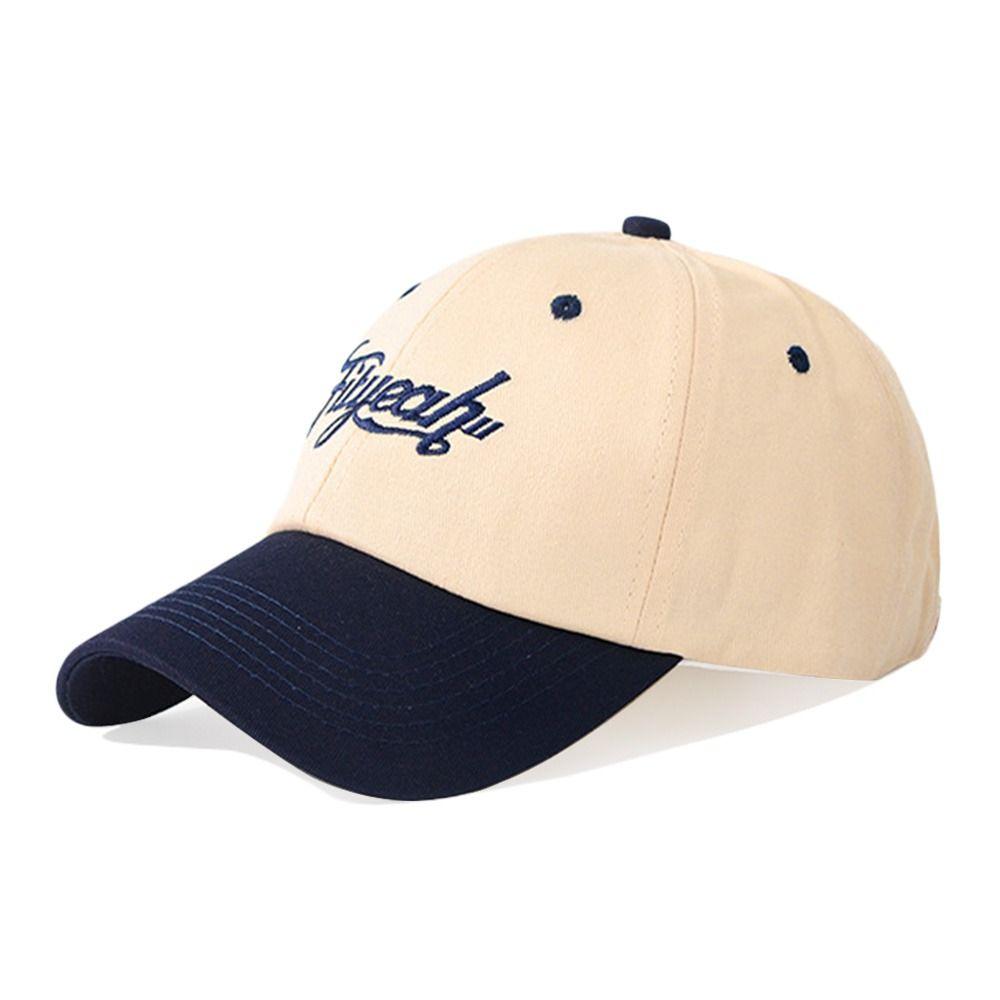 Adjustable Sunscreen Hats Letter Embroidery Snapback Caps Summer Baseball Caps  for Men Women